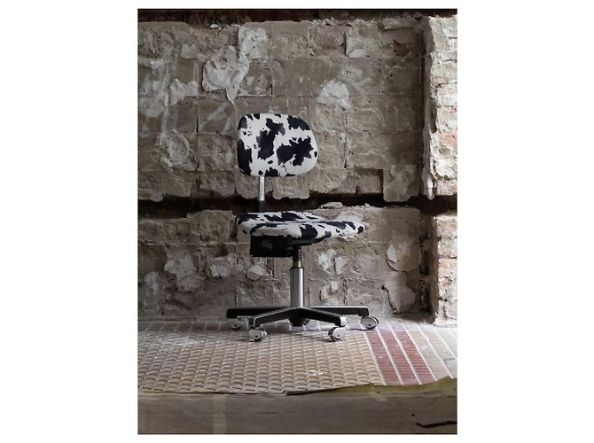 Autre Marque Sedus Stoll 1970s Cow Hide Office Chair - view 2