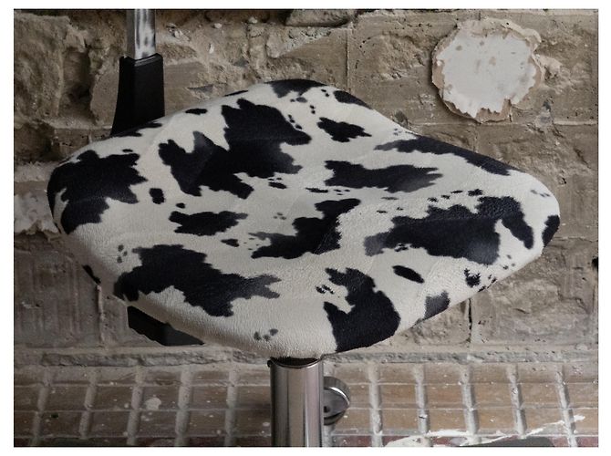 Autre Marque Sedus Stoll 1970s Cow Hide Office Chair - view 9