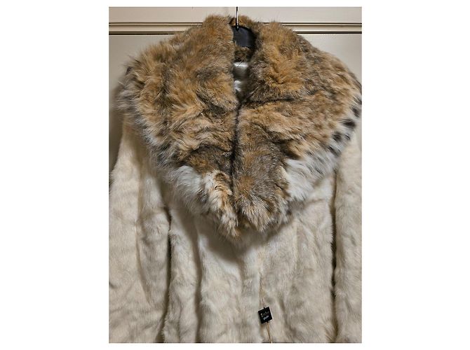Autre Marque Cappotto Gelotti Visone Bianco e Lince - vista 10