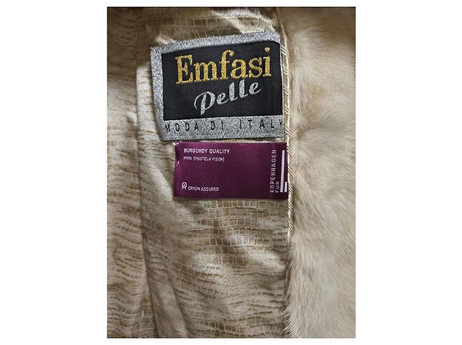Autre Marque Cappotto Gelotti Visone Bianco e Lince - vista 11