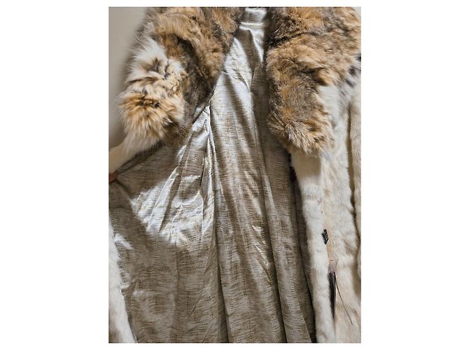 Autre Marque Cappotto Gelotti Visone Bianco e Lince - vista 12