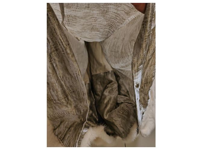 Autre Marque Cappotto Gelotti Visone Bianco e Lince - vista 15