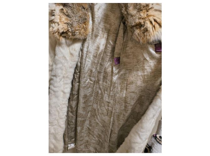 Autre Marque Cappotto Gelotti Visone Bianco e Lince - vista 16