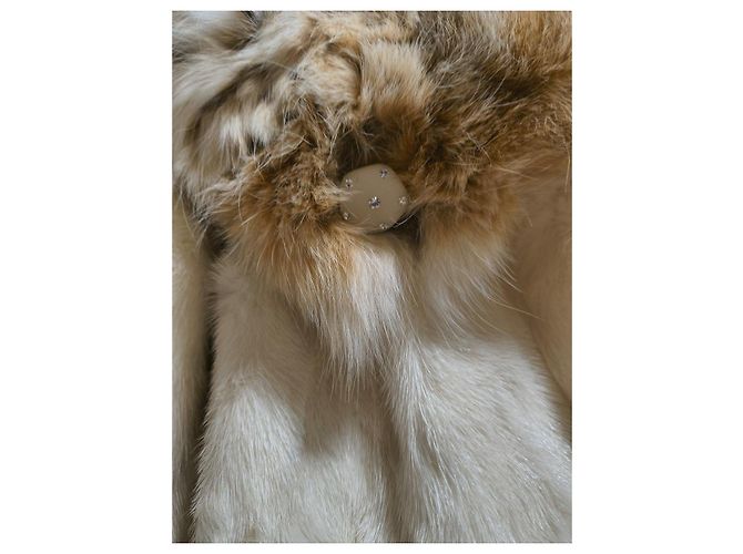 Autre Marque Cappotto Gelotti Visone Bianco e Lince - vista 8