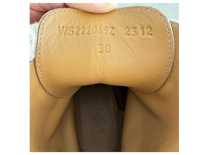 Botines Hermès Funk Kelly Blanc de Paris Piel Talla 38 Blanco - vista 11