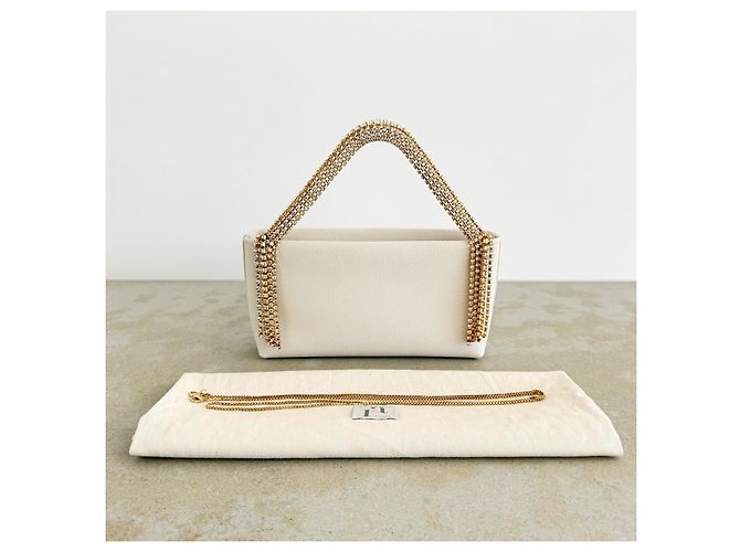 Autre Marque Borsa Rosantica Mini Annabella Cristalli Avorio Bianco D'oro - vista 3