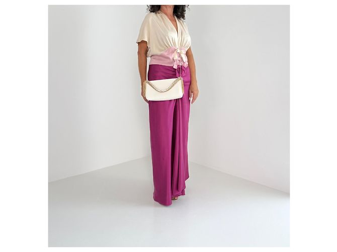 Autre Marque Borsa Rosantica Mini Annabella Cristalli Avorio Bianco D'oro - vista 5