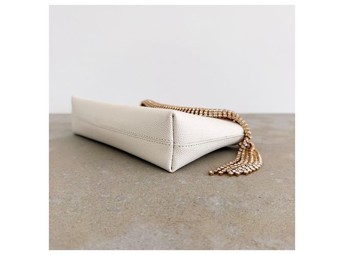Autre Marque Borsa Rosantica Mini Annabella Cristalli Avorio Bianco D'oro - vista 7