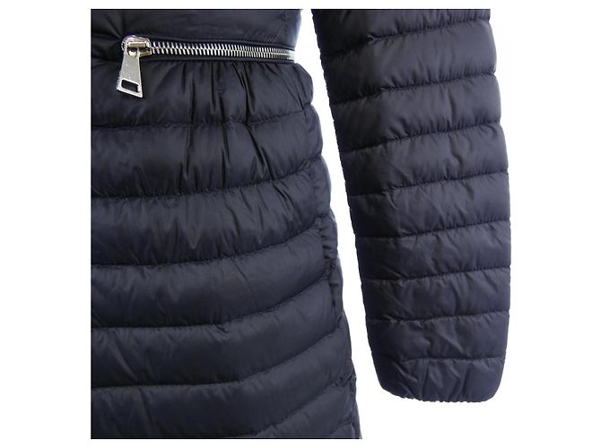 Cappotto in piumino Moncler AGATELON Blu Blu navy - vista 7