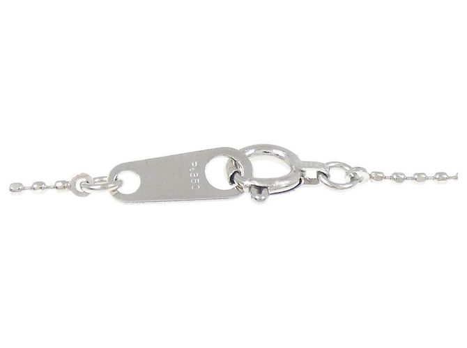 Autre Marque Collar de platino y diamantes Plata - vista 5