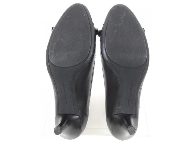 Salvatore Ferragamo Lederpumps Schwarz - Ansicht 4