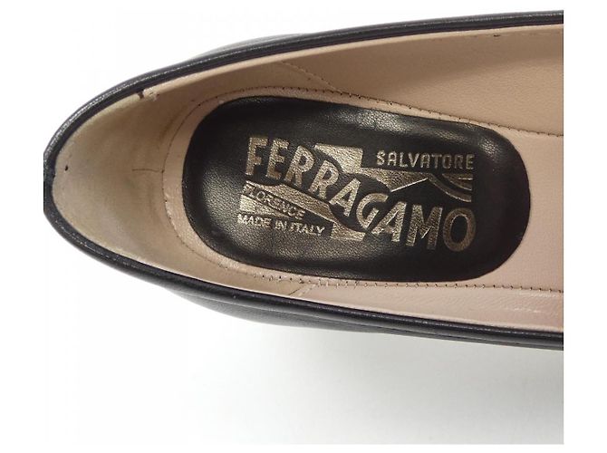 Salvatore Ferragamo Lederpumps Schwarz - Ansicht 6