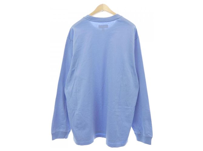 Supreme Small Box L/S Tee Long Sleeve T-shirt Blue - view 2