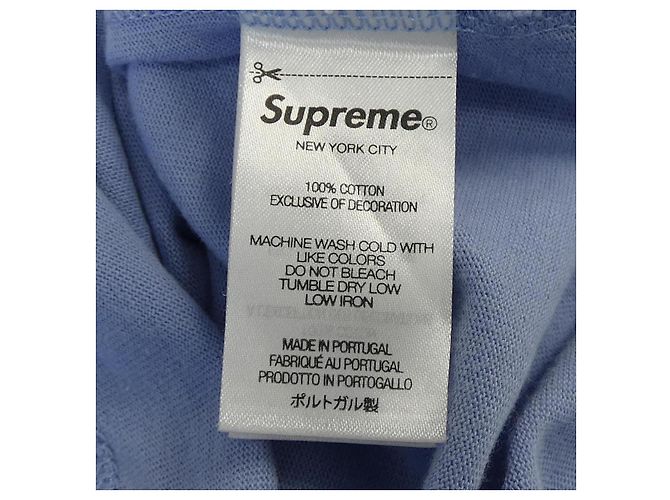 Supreme Small Box L/S Tee Long Sleeve T-shirt Blue - view 3