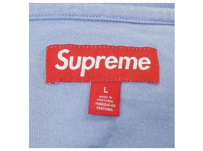 Supreme Small Box L/S Tee Long Sleeve T-shirt Blue - view 4