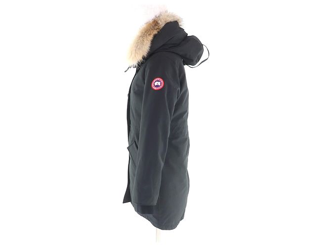 Canada Goose ROSSCLAIR PARKA Polyester Down Coat Black - view 2