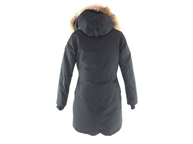 Canada Goose ROSSCLAIR PARKA Polyester Down Coat Black - view 3