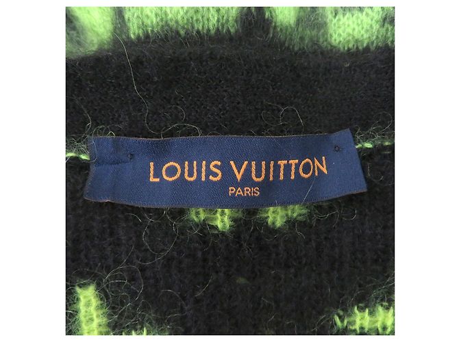 Cárdigan de mohair de punto shaggy Monogram Louis Vuitton Multicolor - vista 5
