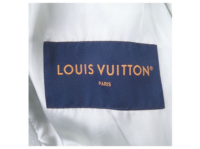 Louis Vuitton Stajan Lederjacke Braun Weiß Blau - Ansicht 8