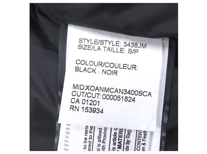 Canada Goose JASPER PARKA Down Jacket Black - view 8