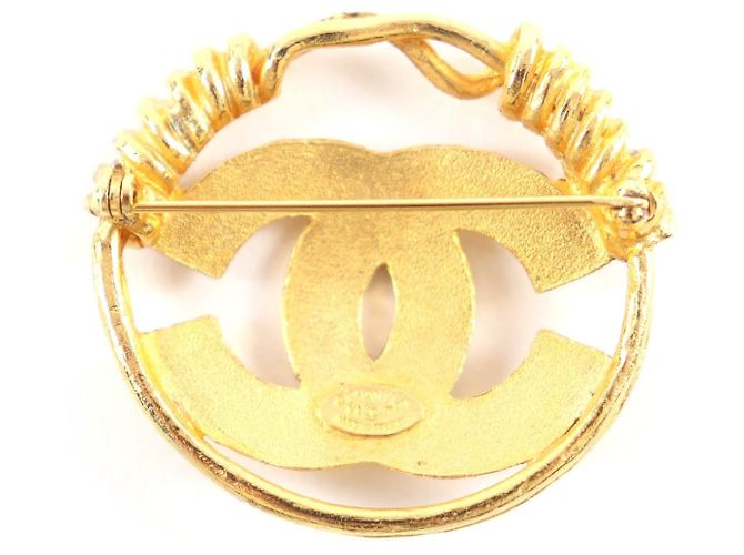 Broche Chanel COCO Mark Doré - vue 3