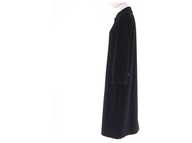 Abrigo Burberry London de lana angora Negro - vista 2