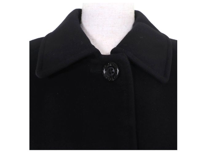 Abrigo Burberry London de lana angora Negro - vista 4