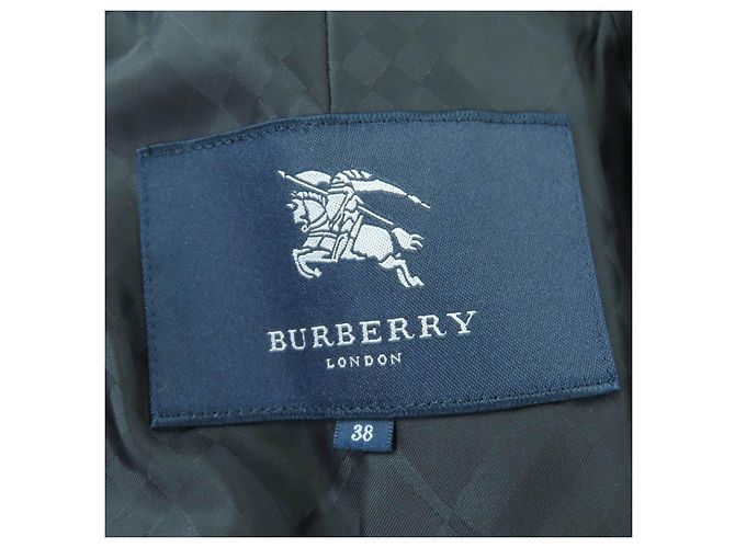 Abrigo Burberry London de lana angora Negro - vista 7