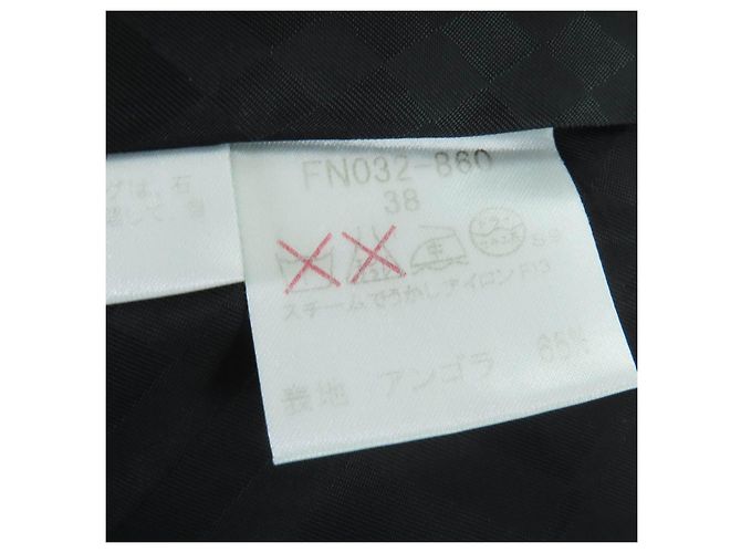 Abrigo Burberry London de lana angora Negro - vista 8