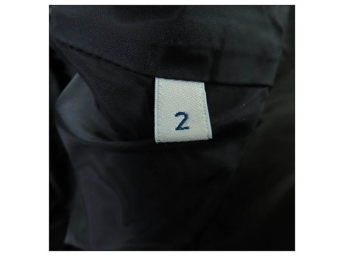 Abrigo de plumón Moncler TALEVE de nailon y cuero Verde Caqui - vista 9