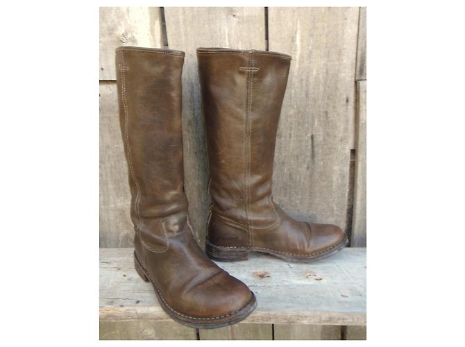 Autre Marque Stivali in pelle marrone Fiorentini + Baker - vista 2