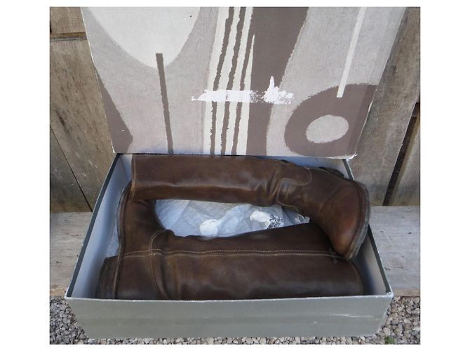 Autre Marque Stivali in pelle marrone Fiorentini + Baker - vista 3
