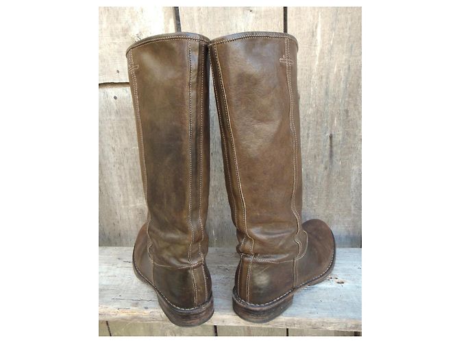 Autre Marque Stivali in pelle marrone Fiorentini + Baker - vista 5