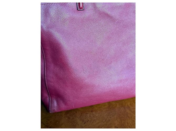 Prada Saffiano Soft Tote Bag - Cerise Bordeaux - Ansicht 15