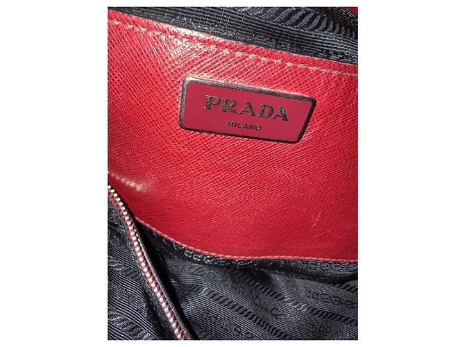 Prada Saffiano Soft Tote Bag - Cerise Bordeaux - Ansicht 9