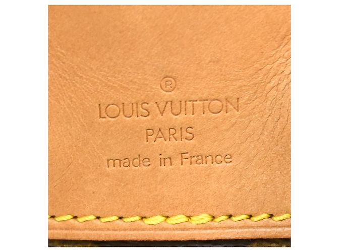 Louis Vuitton Vintage Montsouris Monogram Canvas MM Marrone - vista 4