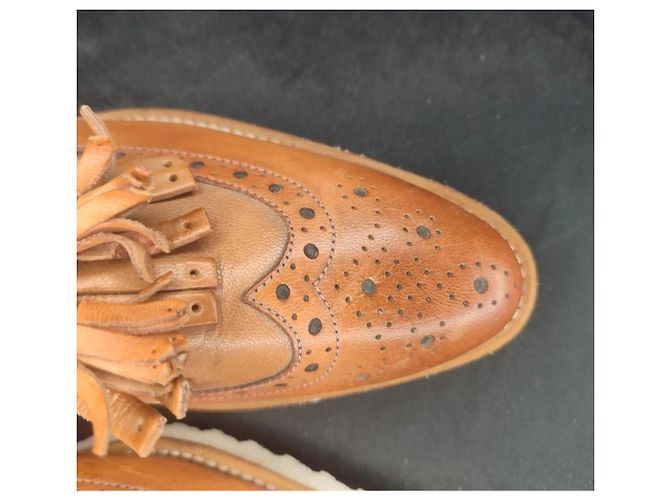 Mocasines Melvin & Hamilton de cuero marrón con borlas Castaño - vista 2