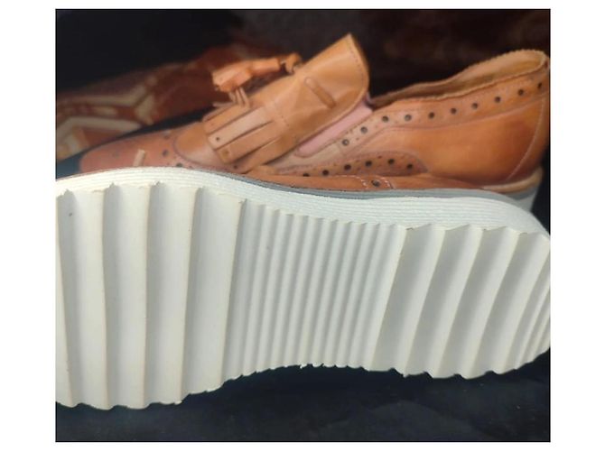 Mocasines Melvin & Hamilton de cuero marrón con borlas Castaño - vista 6