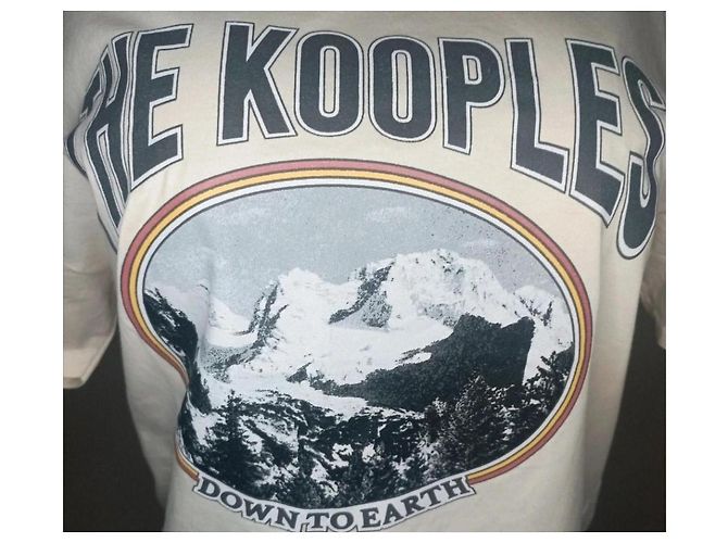 T-shirt The Kooples in cotone écru Crudo - vista 2