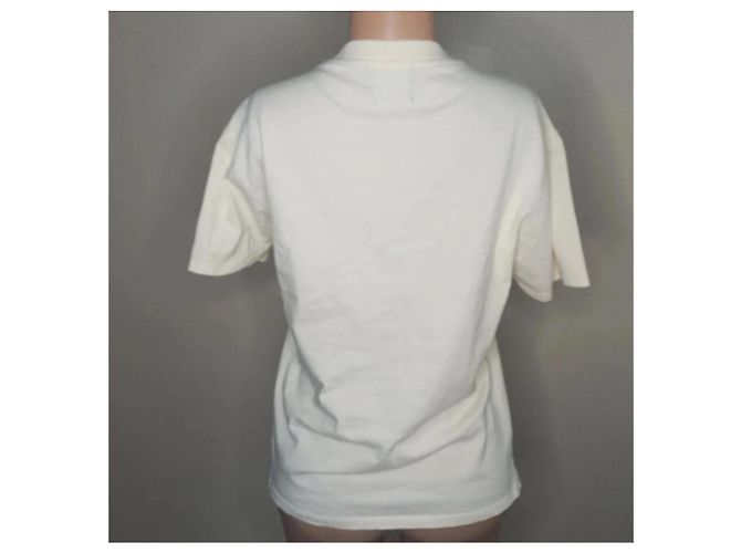 T-shirt The Kooples in cotone écru Crudo - vista 4
