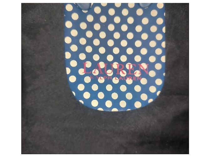 Infradito Ralph Lauren a pois blu e bianco - vista 2