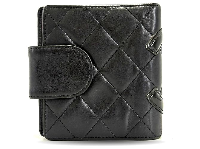 Cartera bi-fold Chanel Cambon Line Negro - vista 2