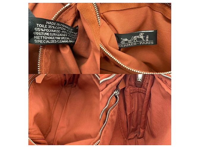 Hermès Hermes Acapulco Orange Pochette Waist Bag Arancione - vista 7