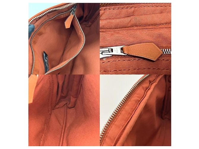 Hermès Hermes Acapulco Orange Pochette Waist Bag Arancione - vista 8
