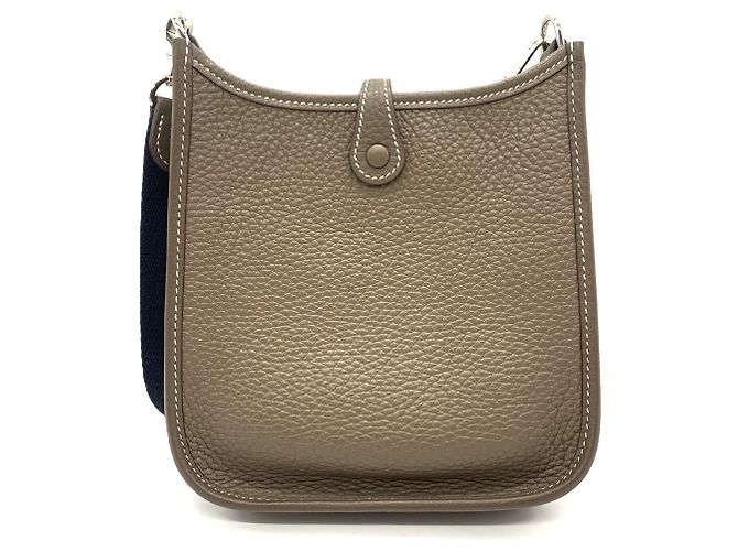 Hermès Borsa a tracolla Hermes Evelyne Amazone 16 TPM Etoupe Taupe - vista 2