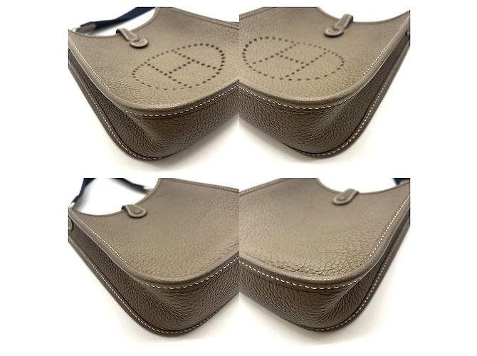 Hermès Borsa a tracolla Hermes Evelyne Amazone 16 TPM Etoupe Taupe - vista 3