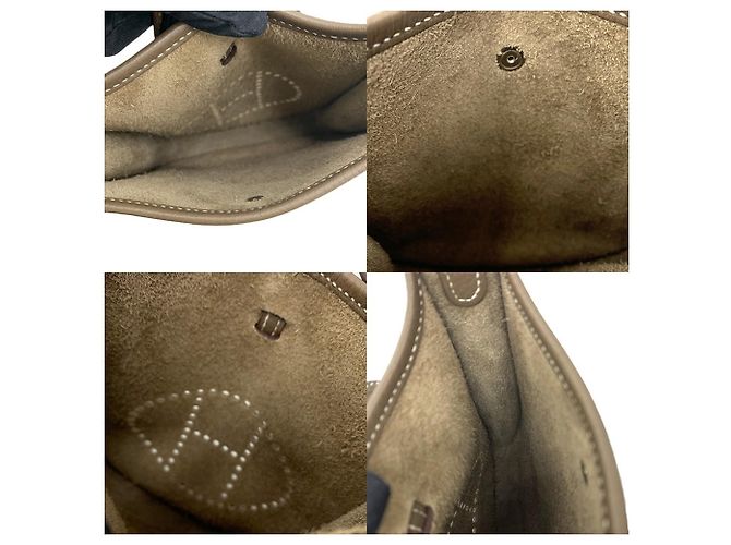 Hermès Borsa a tracolla Hermes Evelyne Amazone 16 TPM Etoupe Taupe - vista 6