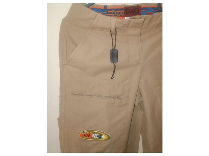 Dolce & Gabbana D&G Sport Calções Cargo Bege - vista 2