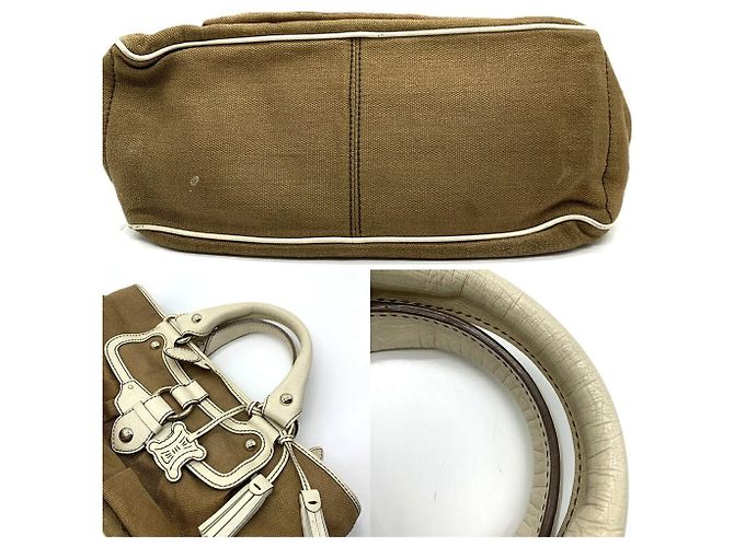Céline Bolso Celine Boogie Bag Castaño Crudo - vista 4