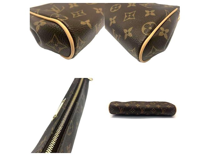 Louis Vuitton Pochette Eva Monogram Chain Shoulder Bag Marrom Monograma - vista 4